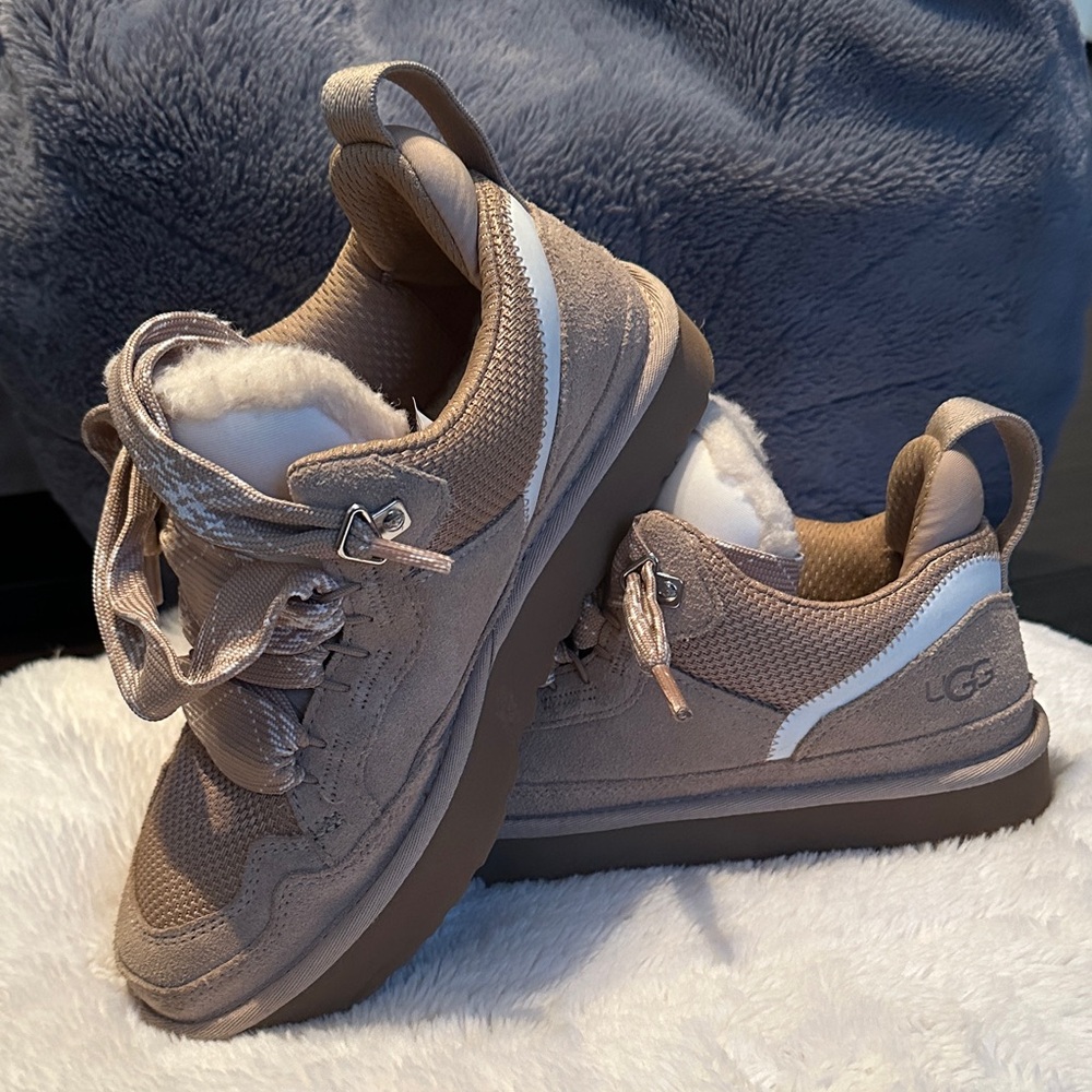 UGG TanSneakers with White Details